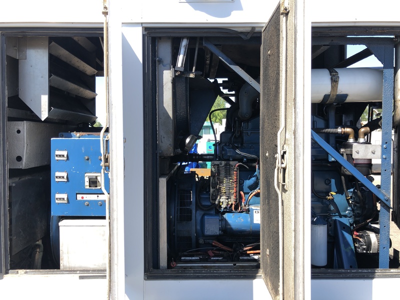 Used MQ Power Rental Grade / Movie Studio Quiet Diesel Generator, 2710 Hrs