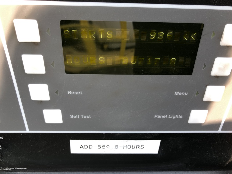 Used Cummins DFCC Diesel Generator, 1577 Hrs