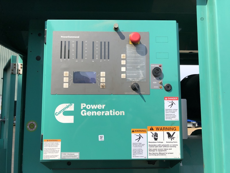 Used Cummins DFEG Diesel Generator, 741 Hrs EPA Tier 2
