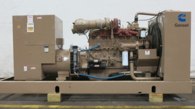 Used Cummins 275DFBF NT855-G6 Diesel Generator, 634 Hrs