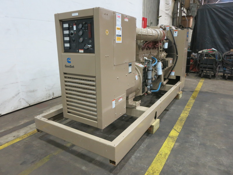 Used Cummins 275DFBF NT855-G6 Diesel Generator, 634 Hrs
