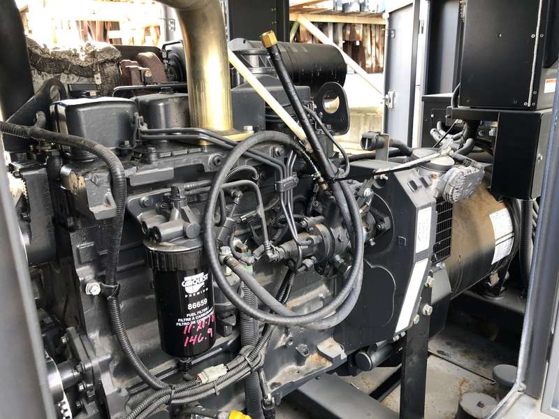 Used Generac SD080 Diesel Generator, 223 Hrs, EPA Tier 3