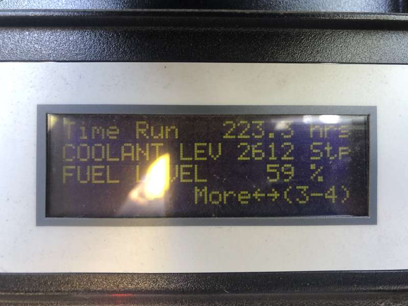 Used Generac SD080 Diesel Generator, 223 Hrs, EPA Tier 3