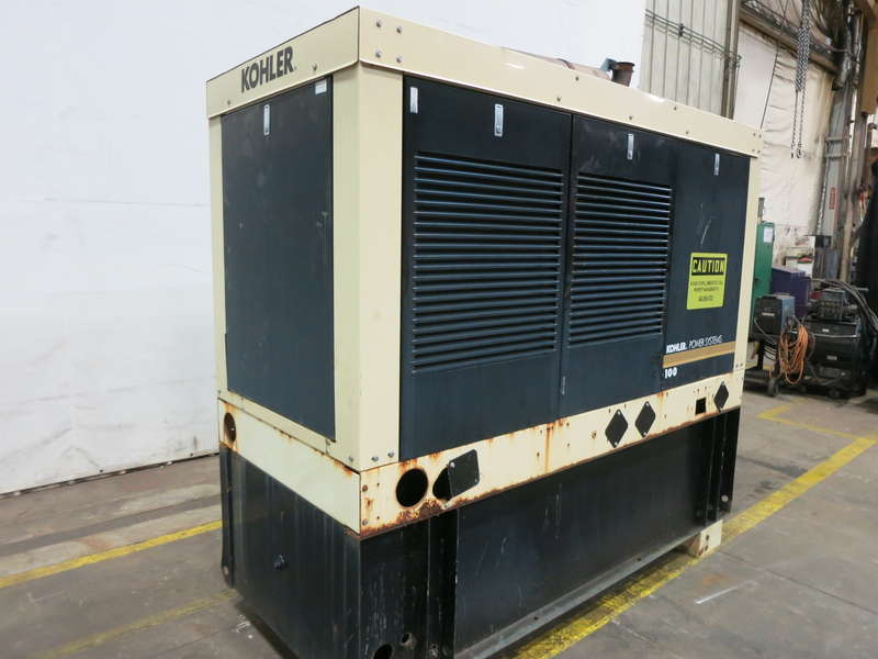 Used Kohler 100REOZJC Diesel Generator, 81 Hrs