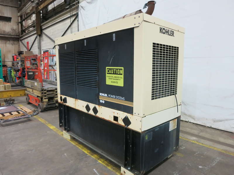 Used Kohler 100REOZJC Diesel Generator, 81 Hrs