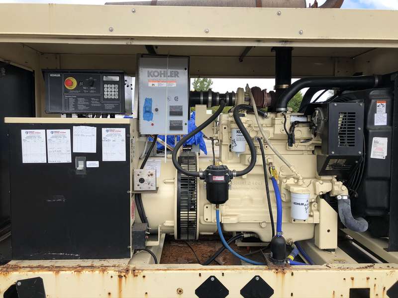 Used Kohler 100REOZJC Diesel Generator, 81 Hrs