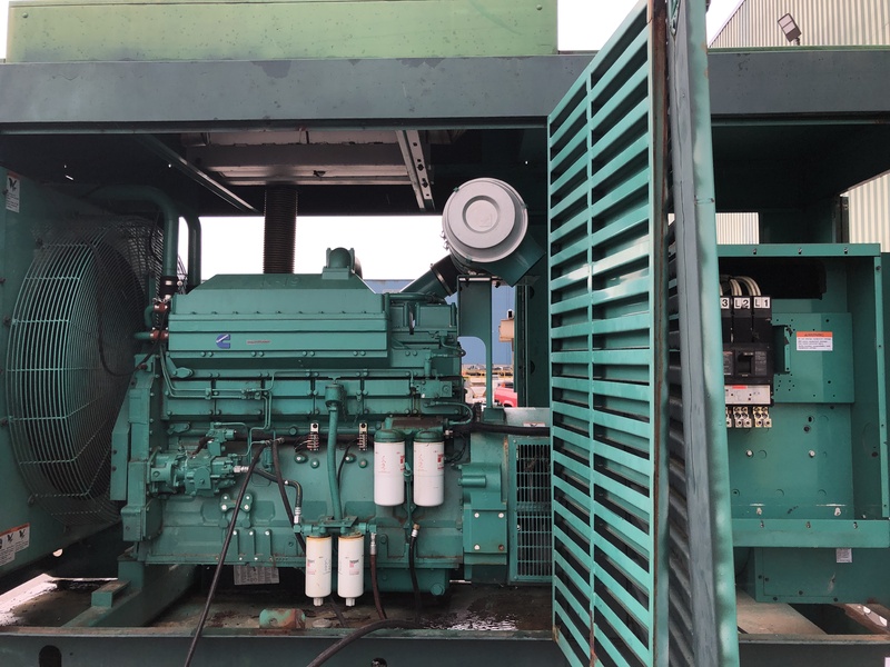 Used Cummins DFED KTA19-G4 Diesel Generator, 895 Hrs