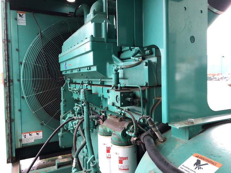 Used Cummins DFED KTA19-G4 Diesel Generator, 895 Hrs