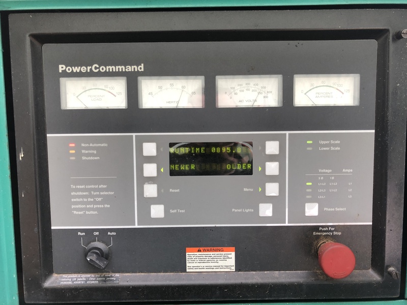 Used Cummins DFED KTA19-G4 Diesel Generator, 895 Hrs