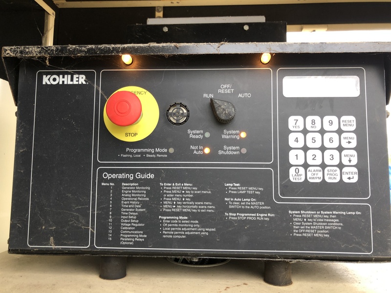 Used Kohler 60REOZJB Diesel Generator, 38 Hrs, EPA Tier 2, Single Phase