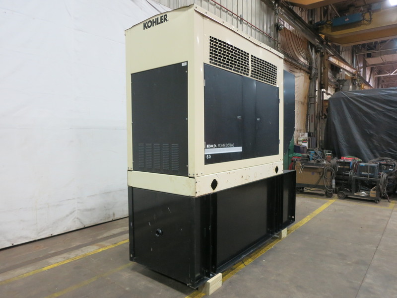 Used Kohler 60REOZJB Diesel Generator, 392 Hrs, EPA Tier 2, Single Phase