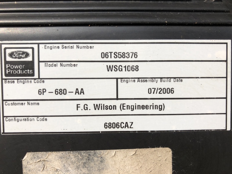 Used Caterpillar / Olympian G60F3 Natural Gas / Propane Generator, 325 Hrs