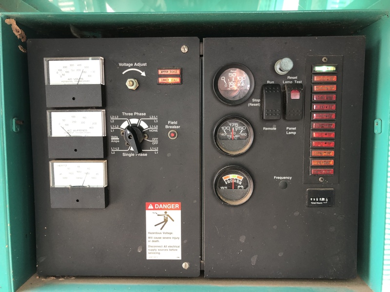 Used Cummins GGHC Natural Gas / Propane Generator, 762 Hrs Single Phase