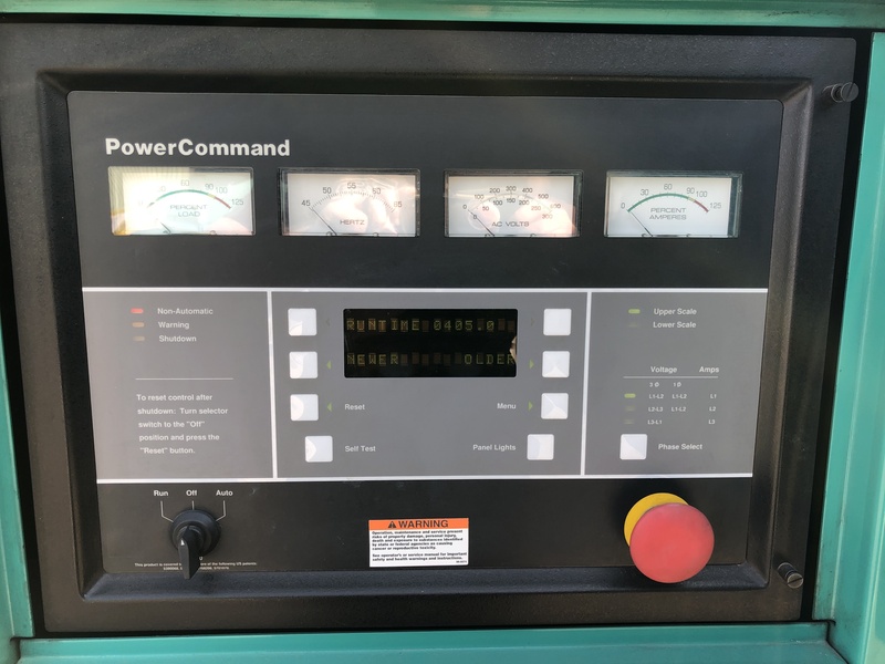Used Cummins DFCE NTA855-G5 Diesel Generator, 405 Hrs