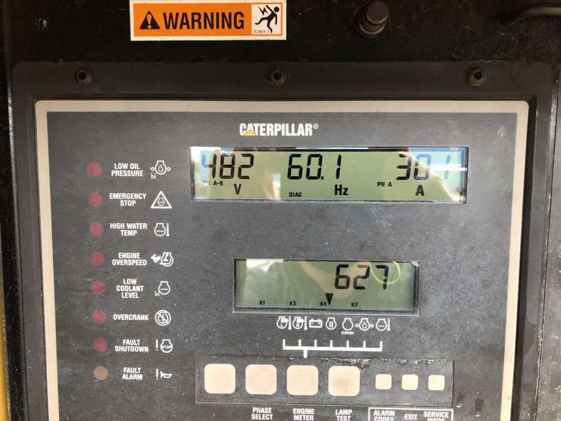 Used Caterpillar 3306B Diesel Generator, 626 Hrs