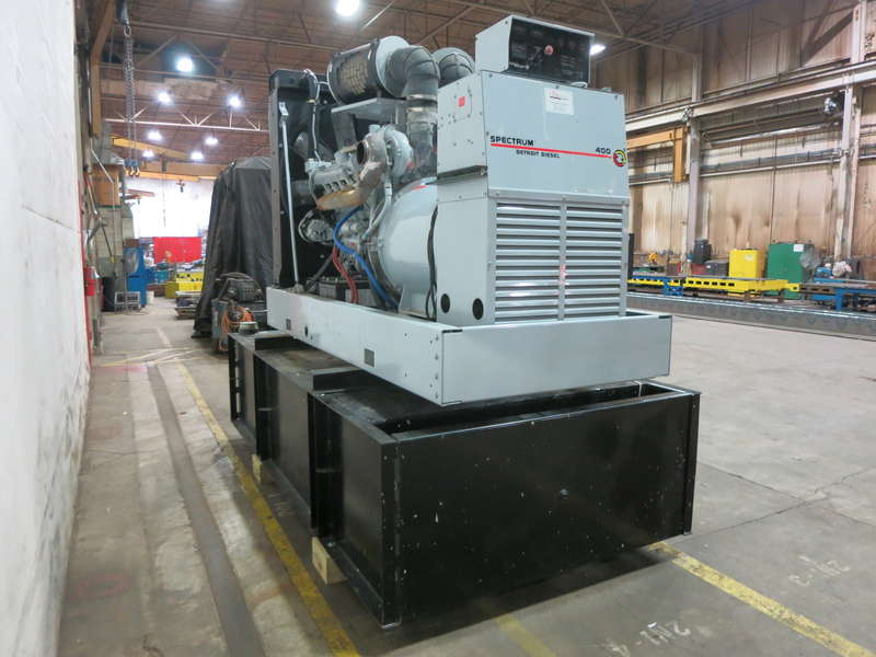 Used Detroit Diesel Spectrum 400DS60 Diesel Generator, 1015 Hrs
