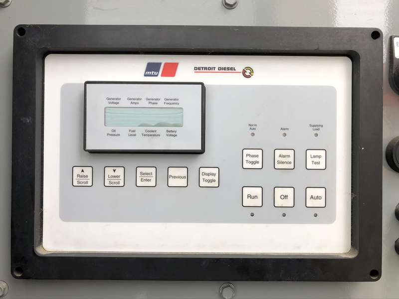 Used MTU / Detroit Diesel DS60 John Deere 5030HF270 Diesel Generator, 340 Hrs, EPA Tier 2