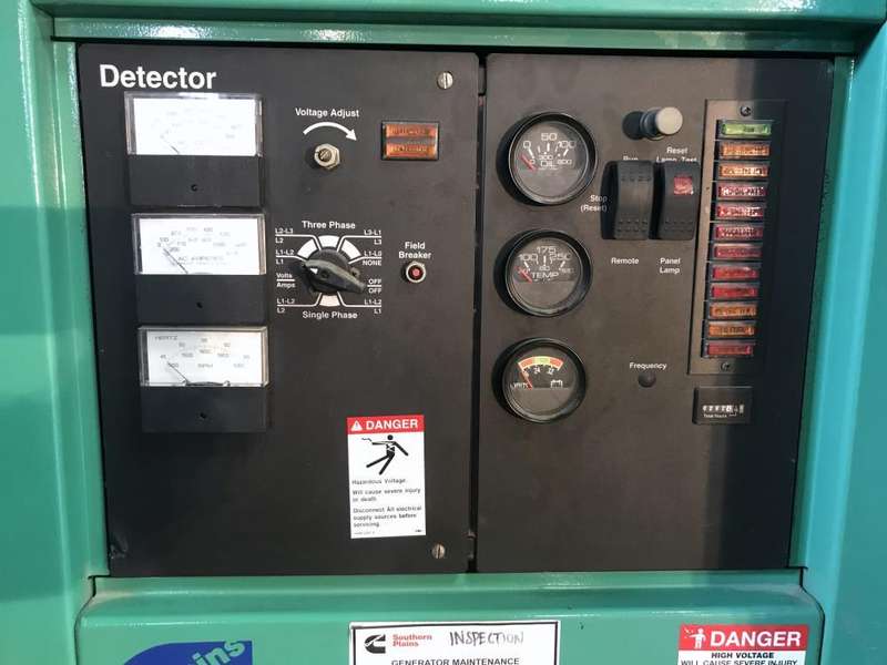 Used Cummins GTA855-B Natural Gas Generator, 293 Hrs