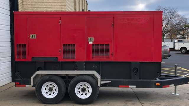 Used Baldor TS250T Rental Grade Diesel Generator, 5548 Hrs, EPA Tier 3