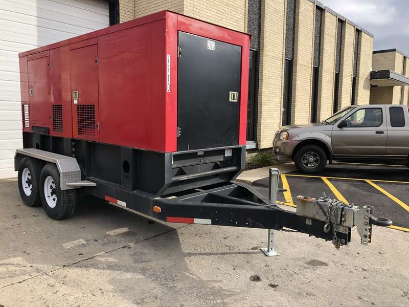 Used Baldor TS250T Rental Grade Diesel Generator, 5548 Hrs, EPA Tier 3