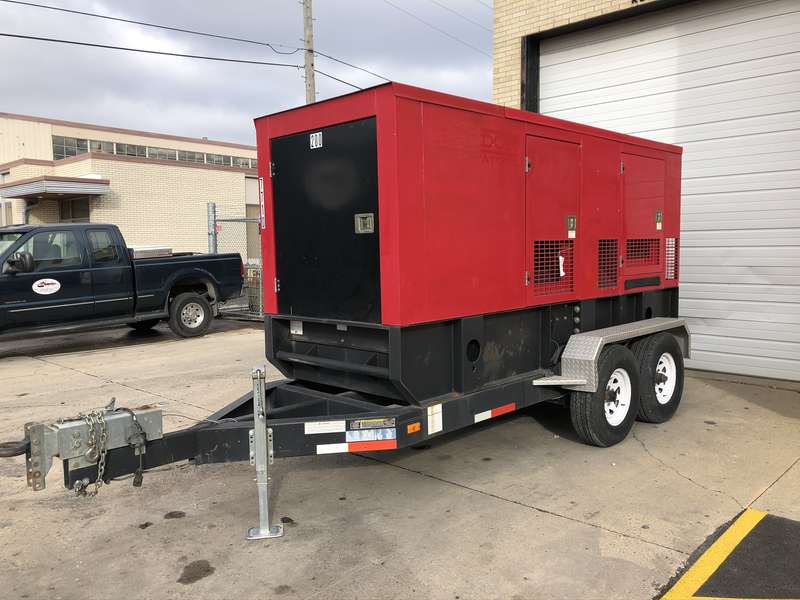 Used Baldor TS250T Rental Grade Diesel Generator, 5548 Hrs, EPA Tier 3
