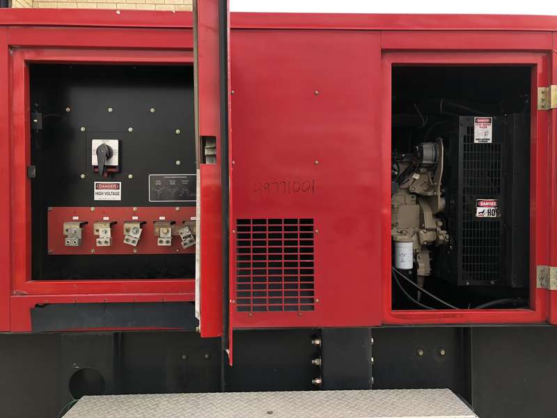 Used Baldor TS250T Rental Grade Diesel Generator, 5548 Hrs, EPA Tier 3