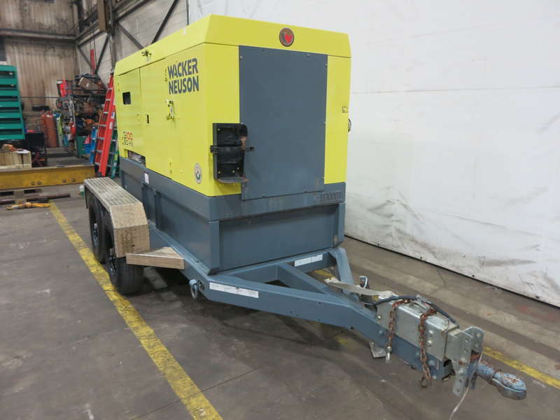 Used Wacker Neuson G100 Rental Grade Diesel Generator, 12078 Hrs, EPA Tier 3
