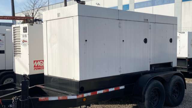 Used Terex OT230J Rental Grade Diesel Generator, 388 Hrs