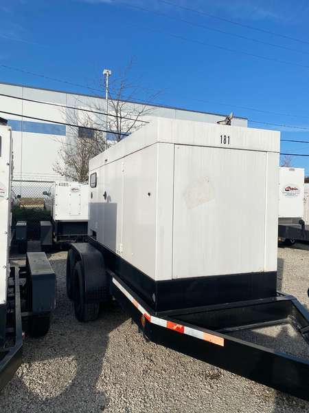 Used Terex OT230J Rental Grade Diesel Generator, 388 Hrs