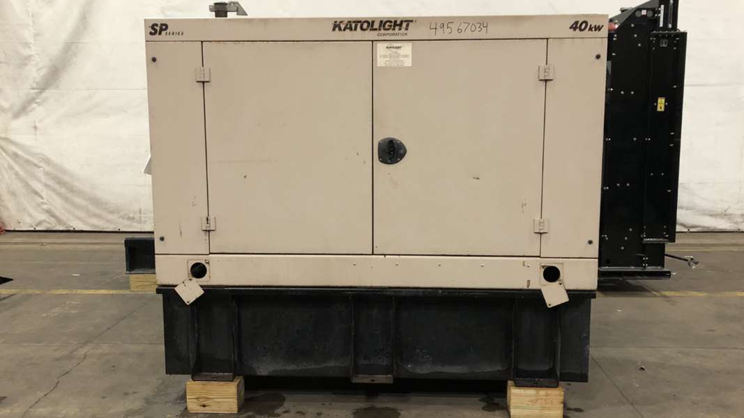 Used Katolight D40FRJ4 John Deere 4045DF150 Diesel Generator, 57 Hrs