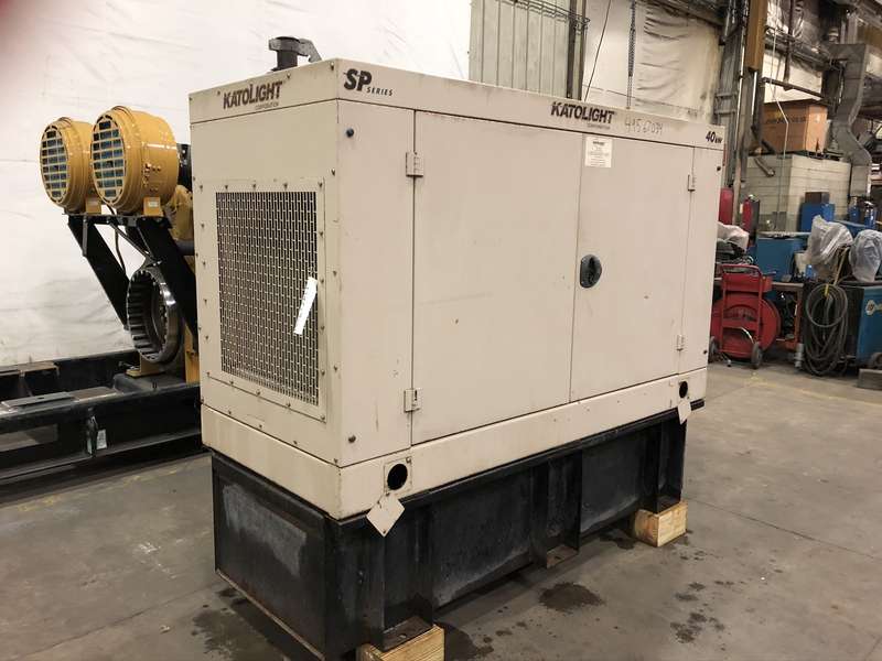 Used Katolight D40FRJ4 John Deere 4045DF150 Diesel Generator, 57 Hrs