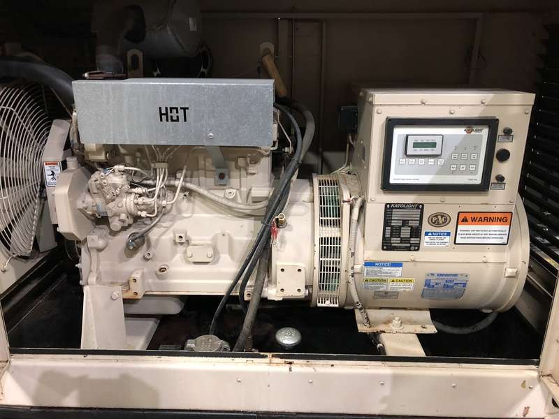 Used Katolight D40FRJ4 John Deere 4045DF150 Diesel Generator, 57 Hrs