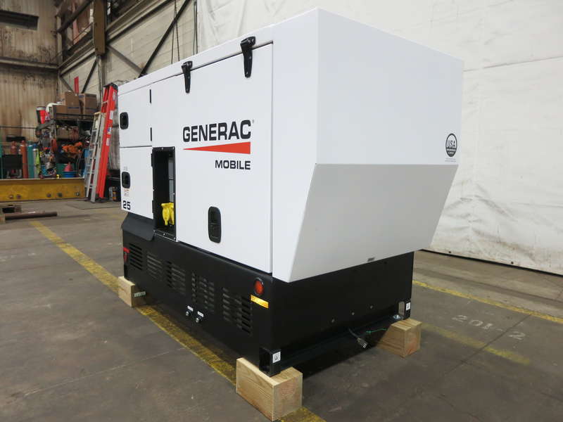 New Generac MDG25 Isuzu BZ-4LE2T Rental Grade Diesel Generator, 0 Hrs, EPA Tier 4F