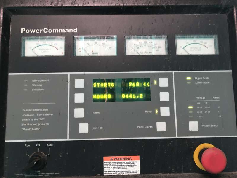 Used Cummins DFLC KTA50-G3 Diesel Generator, 441 Hrs