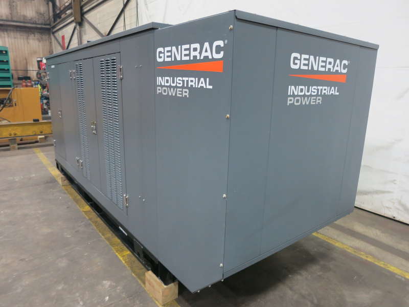 Used Generac MG200 Natural Gas Generator, 136 Hrs, EPA Certified