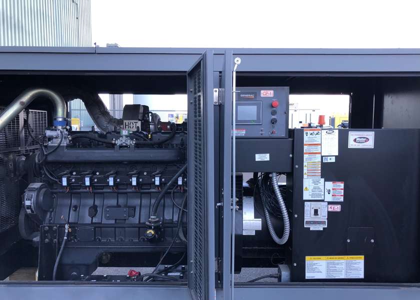 Used Generac MG200 Natural Gas Generator, 136 Hrs, EPA Certified