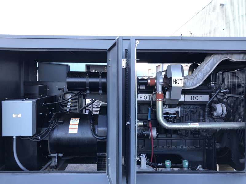 Used Generac MG200 Natural Gas Generator, 124 Hrs, EPA Certified