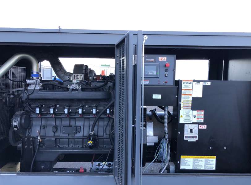 Used Generac MG200 Natural Gas Generator, 124 Hrs, EPA Certified