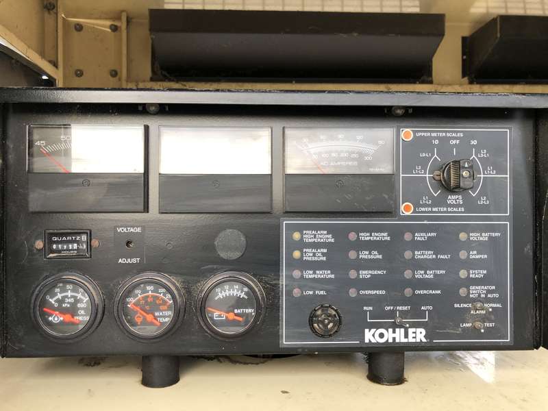 Used Kohler 80RZG Natural Gas/Propane Generator, 173 Hrs