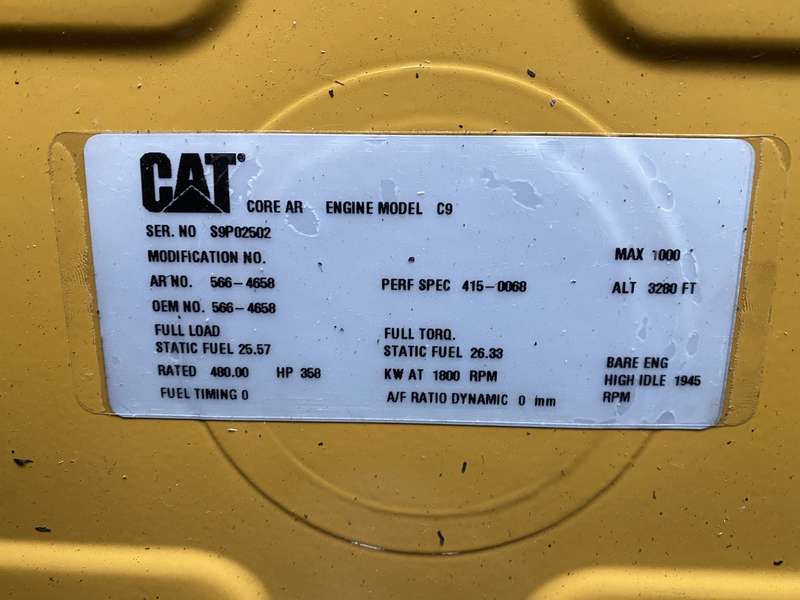 New Caterpillar C9 Diesel Generator 0 Hrs EPA Tier 3