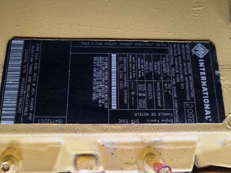 Used Caterpillar D200P4 Diesel Generator, 104 Hrs