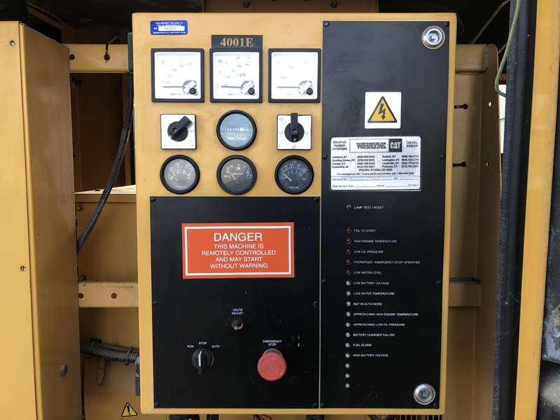 Used Caterpillar D200P4 Diesel Generator, 104 Hrs