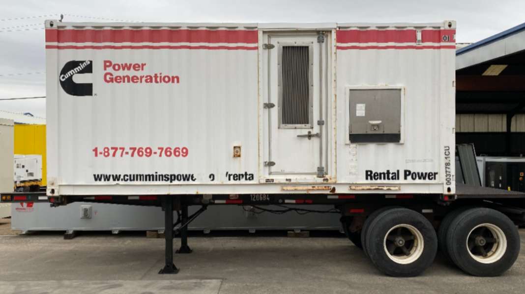 Used Cummins 500DFEK Rental Grade Diesel Generator 4351 Hrs EPA Tier 2