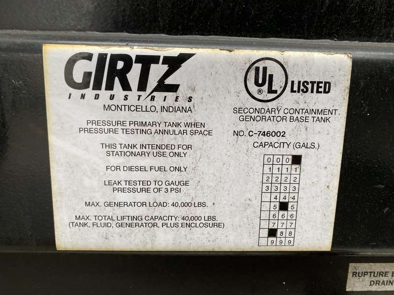 Used Cummins 500DFEK Rental Grade Diesel Generator 4351 Hrs EPA Tier 2