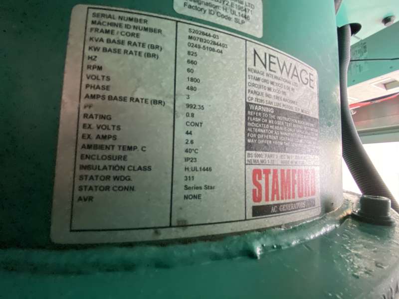 Used Cummins 500DFEK Rental Grade Diesel Generator 4803 Hrs EPA Tier 2