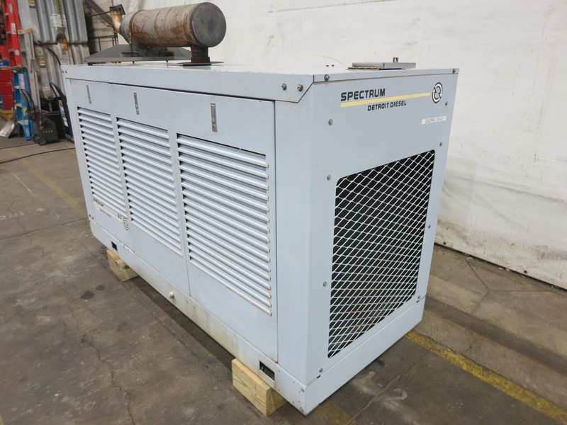 Used Detroit Diesel 50GS Natural Gas / Propane Generator 446 Hrs Single Phase