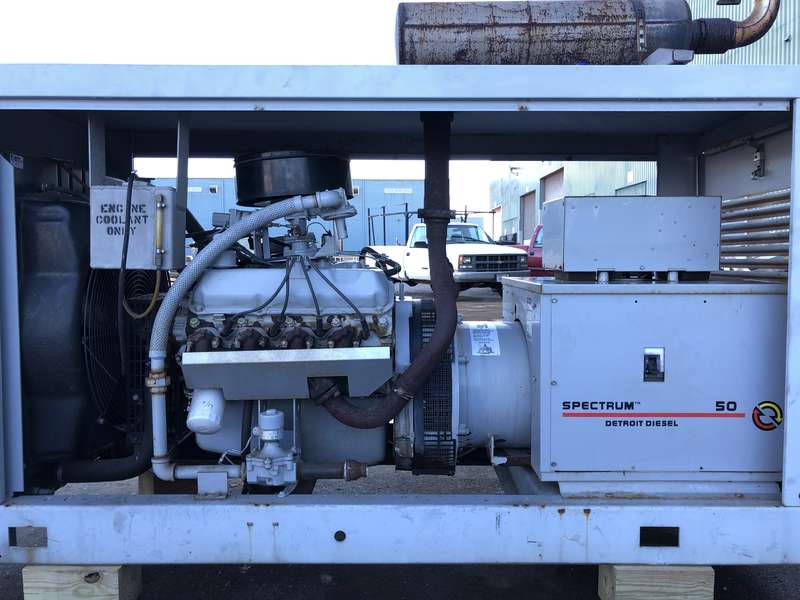 Used Detroit Diesel 50GS Natural Gas / Propane Generator 446 Hrs Single Phase