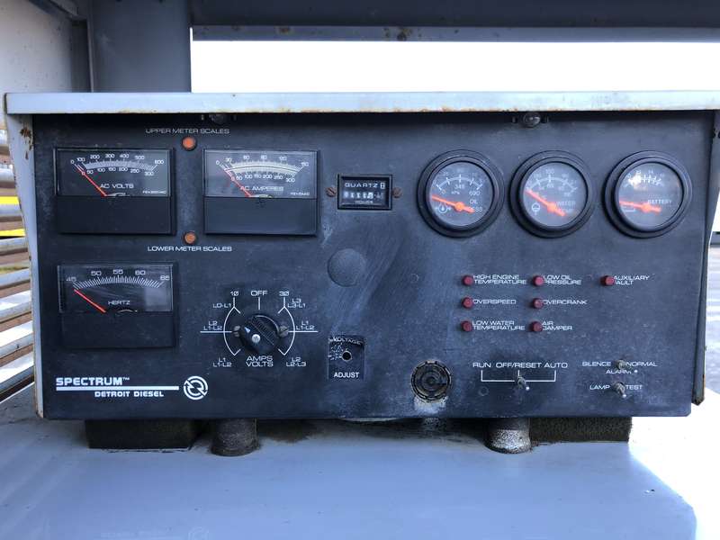 Used Detroit Diesel 50GS Natural Gas / Propane Generator 446 Hrs Single Phase