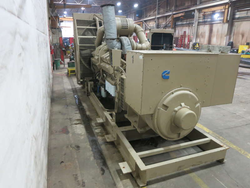 Used Cummins KTA50-GS1  Diesel Generator, 1159 Hrs
