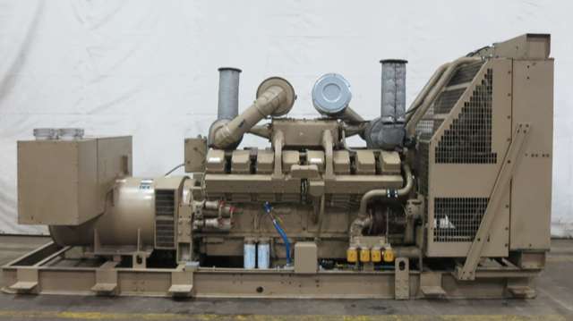 Used Cummins KTA50-GS1  Diesel Generator, 1153 Hrs